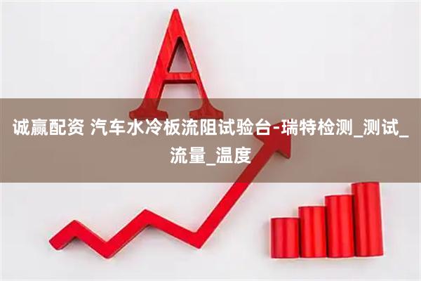 诚赢配资 汽车水冷板流阻试验台-瑞特检测_测试_流量_温度